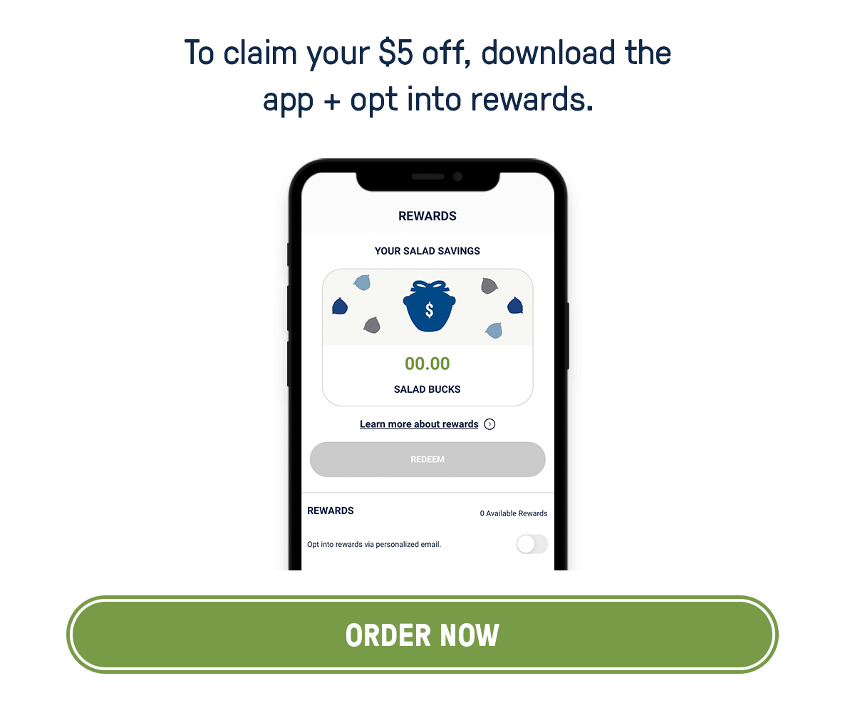 5 off the new wrap menu Just Salad